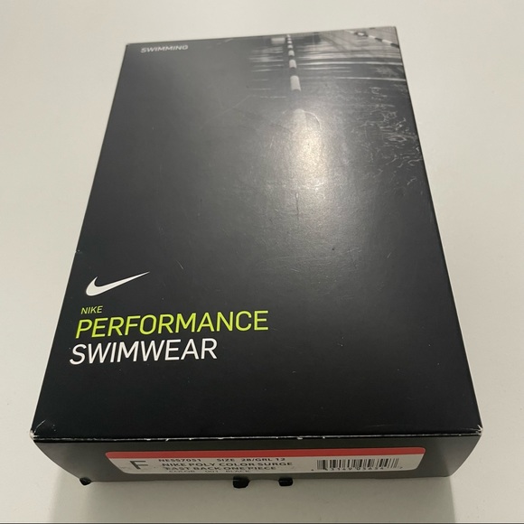 Nike Poly Color Surge Fastback One Piece Swimsuit - Picture 4 of 6